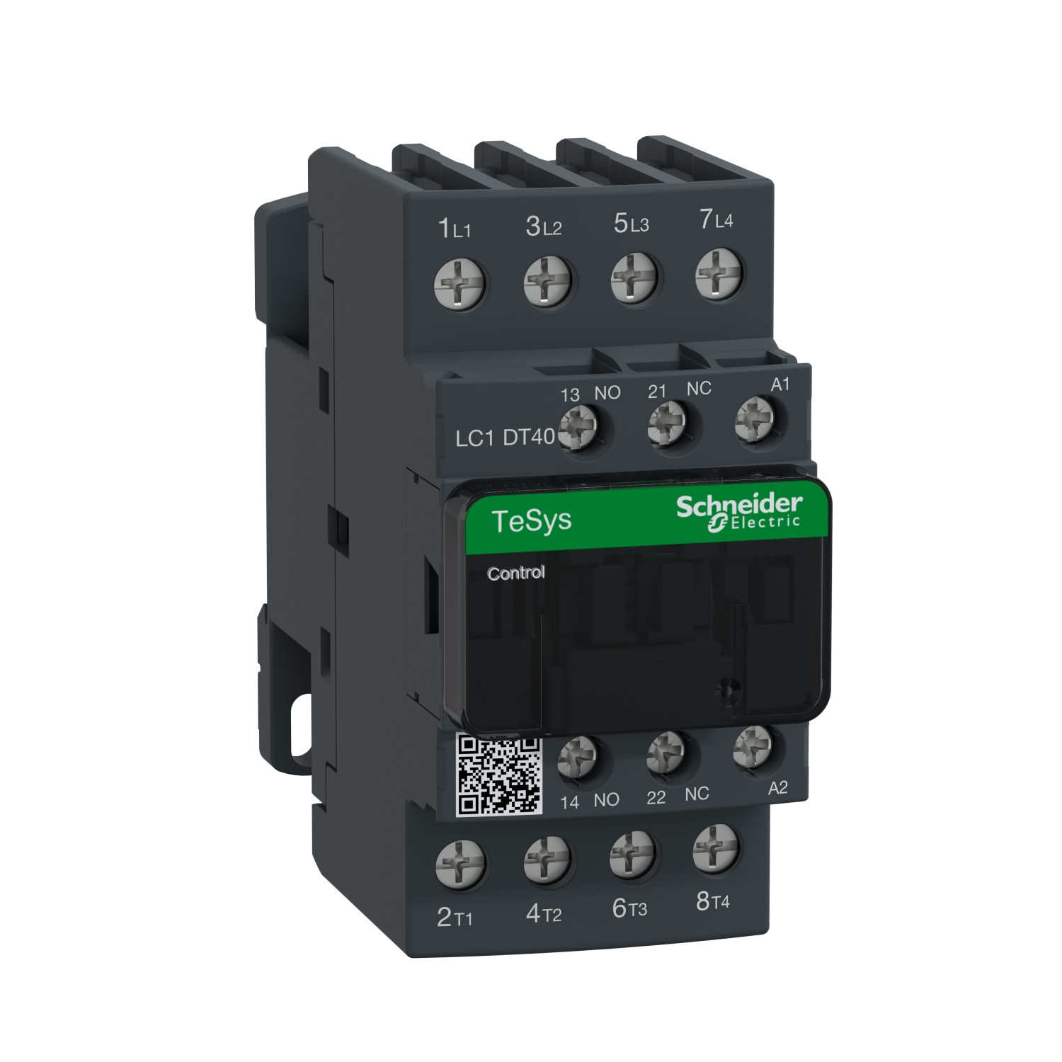 Schneider LC1DT40M7 | TeSys D contactor - 4P(4 NO) - AC-1 - <= 440 V 40 A - 220 V AC 50/60 Hz coil