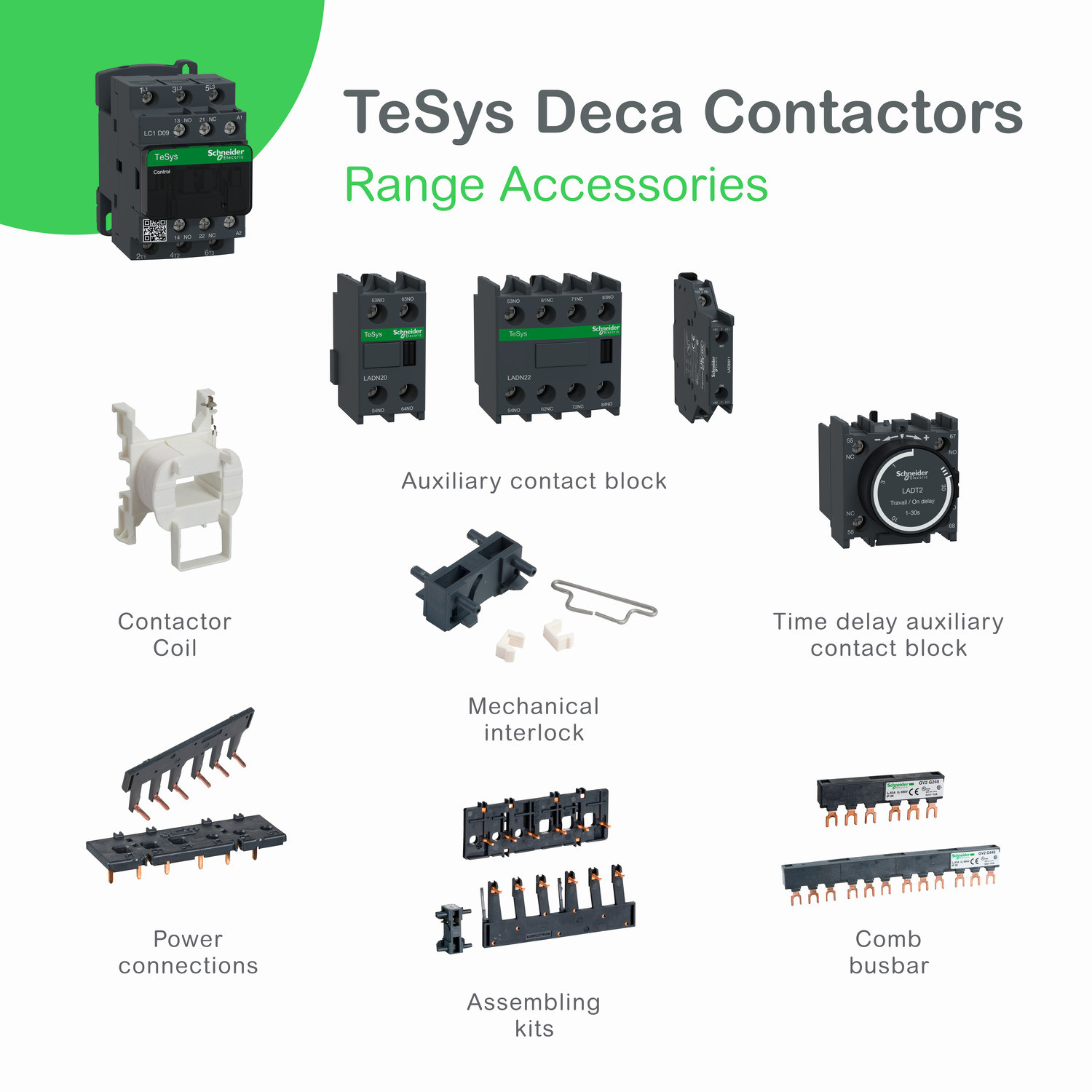 Schneider LC1D18M7 Contactor | TeSys D- 3P(3 NO) - AC-3 - <= 440 V 18 A - 220 V AC coil - Image 4