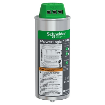 Schneider BLRCH125A150B40 | VarPlus Can HDuty Capacitor - 12.5/15 kvar - 400 V - 50/60Hz