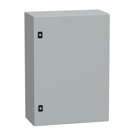 Schneider NSYCRN75250 | Spacial CRN plain door w/o mount.plate. H700xW500xD250 IP66 IK10 RAL7035..